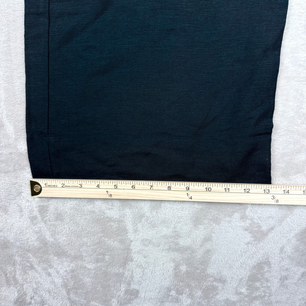 Evereve Wide Leg Pants Women S Black Linen Blend Palazzo Elastic High Waist EUC - Picture 10 of 10